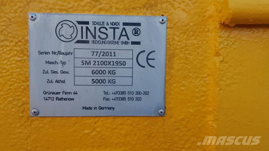  Insta SM 2100x1950 Κινητές μηχανές κοσκινίσματος
