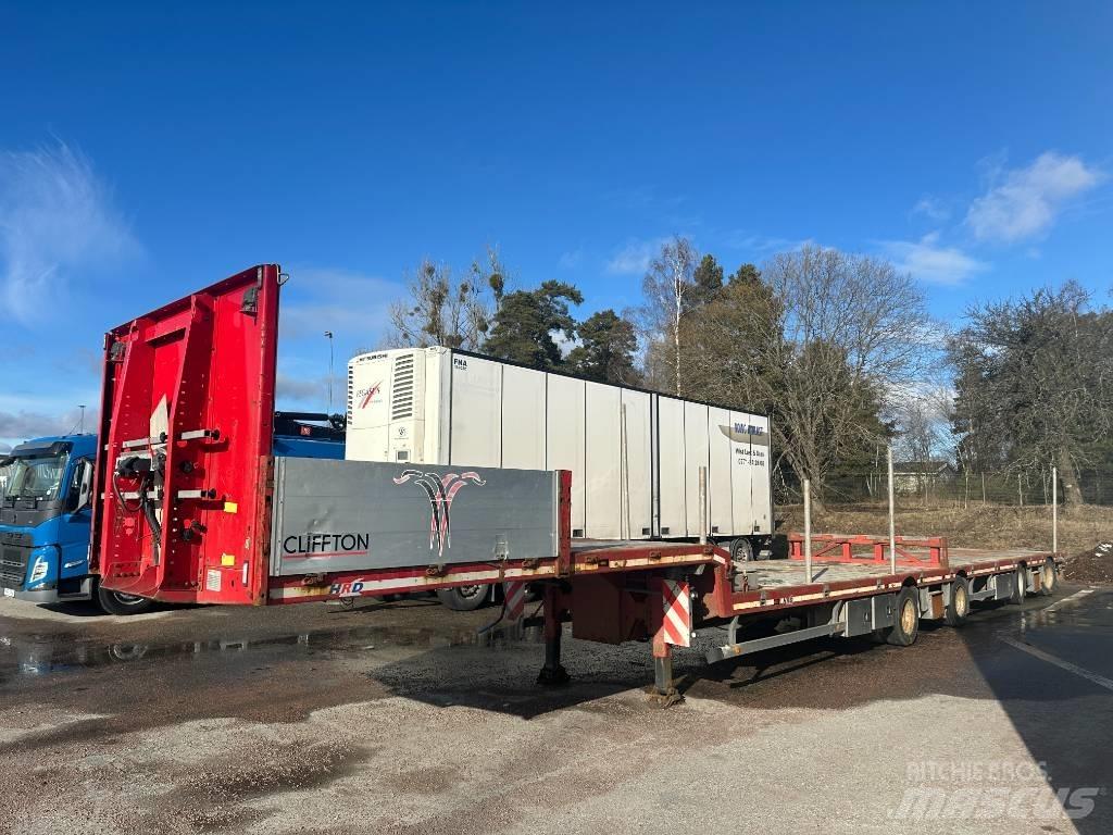HRD Jumbotrailer Επίπεδες/πλευρικώς ανοιγόμενες ημιρυμούλκες