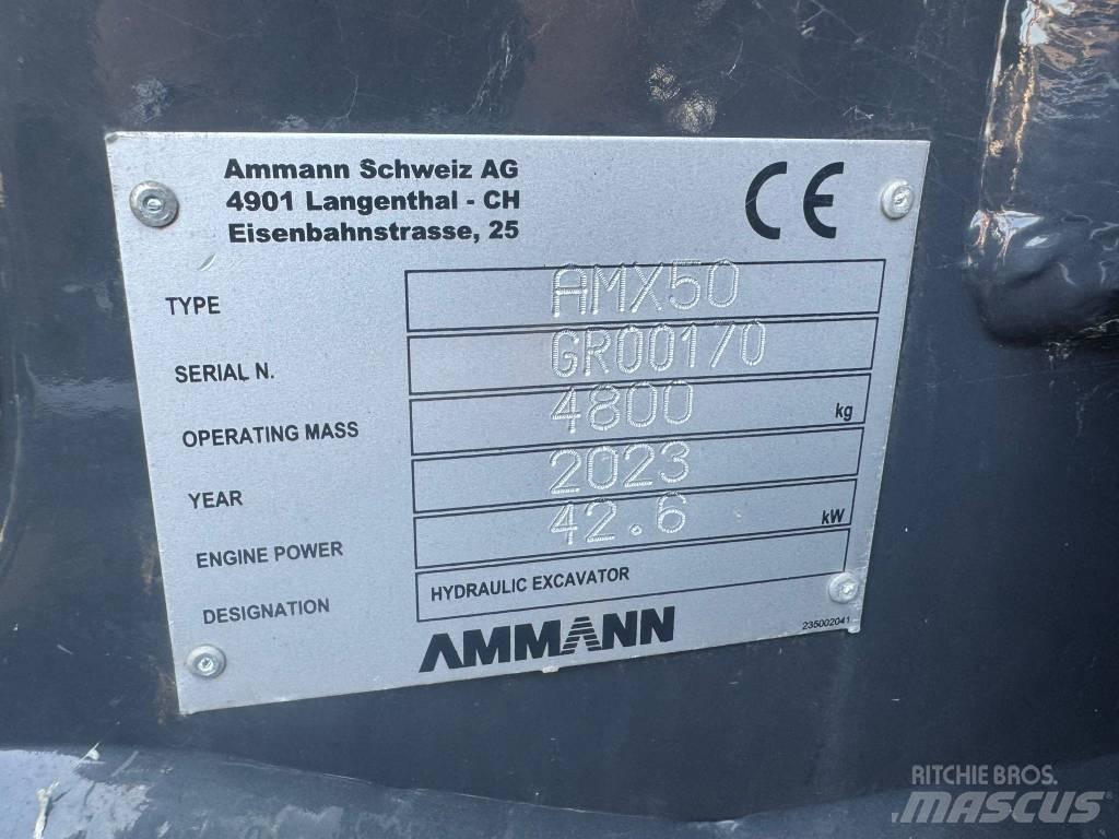 Ammann AMX 50 Εκσκαφάκι (διαβολάκι) < 7t