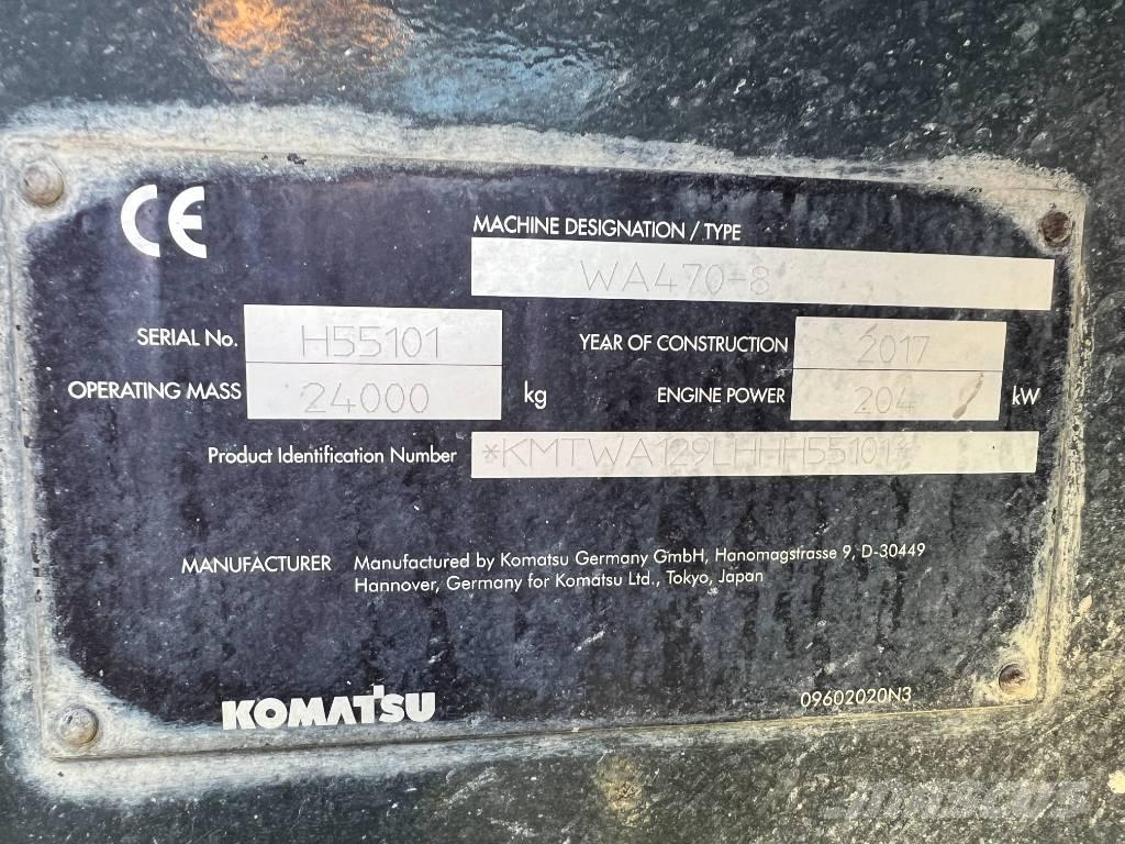 Komatsu WA 470-8 Φορτωτές με λάστιχα (Τροχοφόροι)