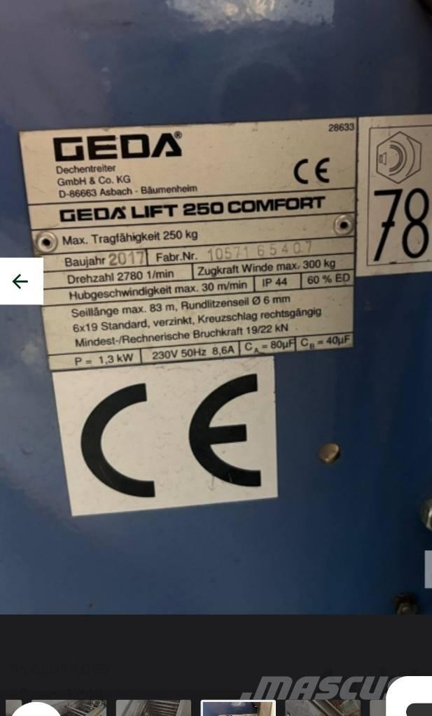 Geda Comfort 250 Αναβατόρια και ανυψωτήρες υλικών