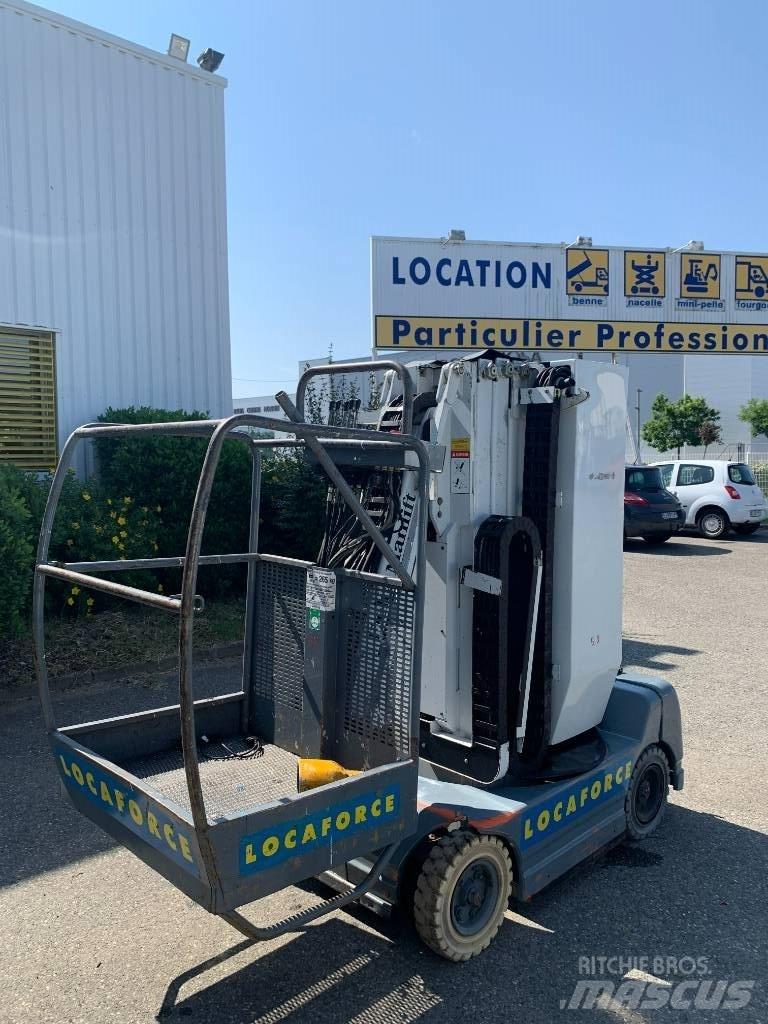 Grove Toucan 860 Ανυψωτήρες με κατακόρυφους πυλώνες