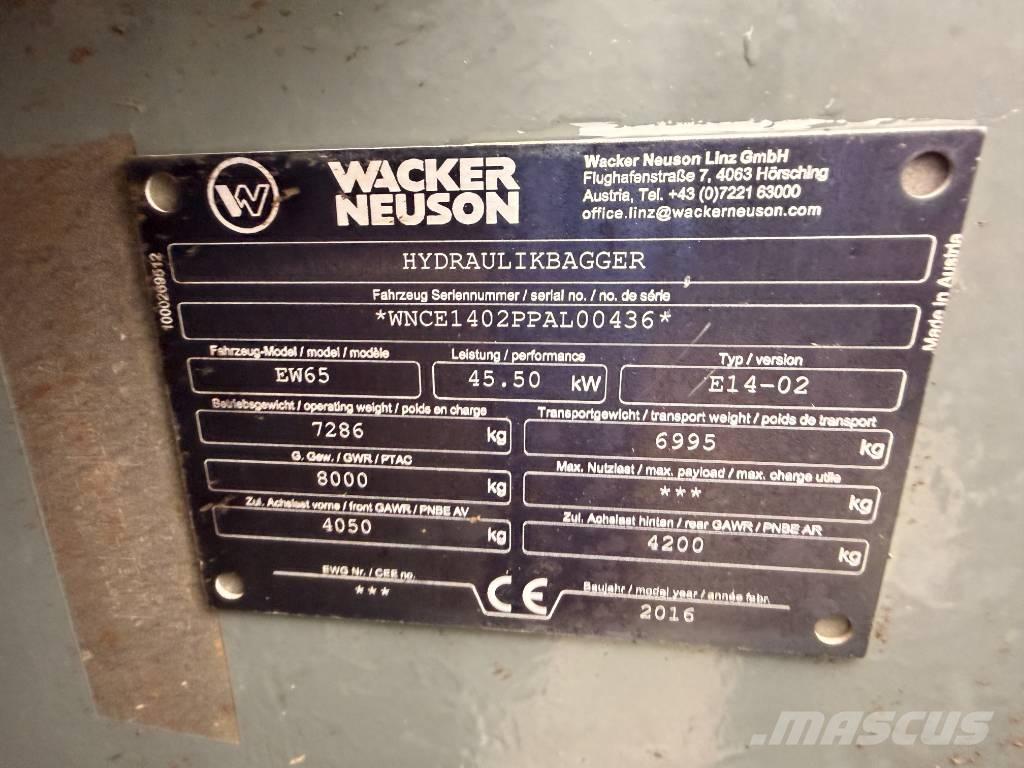 Wacker Neuson EW65 Εκσκαφείς με τροχούς - λάστιχα