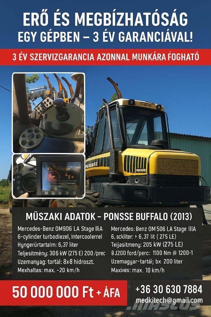 Ponsse Buffalo 8W Μεταφορείς ξυλείας