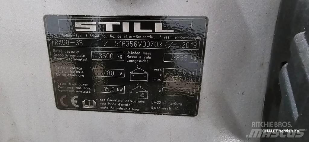 Still RX 60-35 Ηλεκτρικά περονοφόρα ανυψωτικά κλαρκ