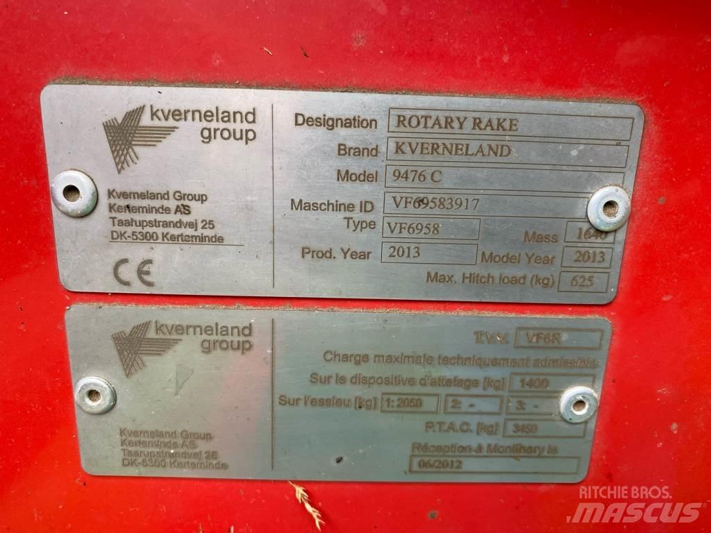Kverneland 9476C Αναμοχλευτήρες