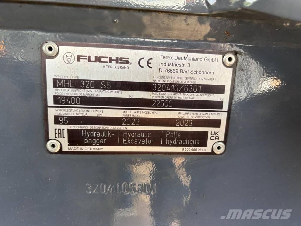 Fuchs MHL320MOD+ Βιομηχανικά μηχανήματα διαχείρισης αποβλήτων