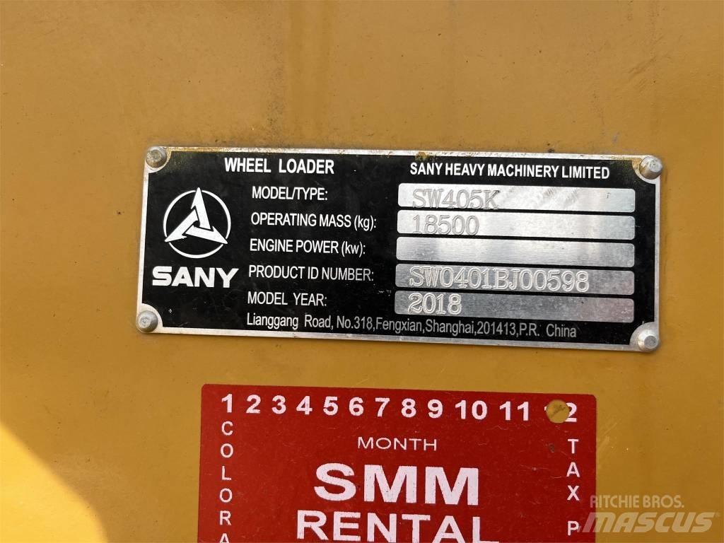 Sany SW405K Φορτωτές με λάστιχα (Τροχοφόροι)