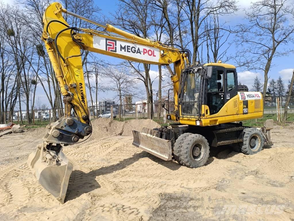 Komatsu PW180-7E0 Εκσκαφείς με τροχούς - λάστιχα