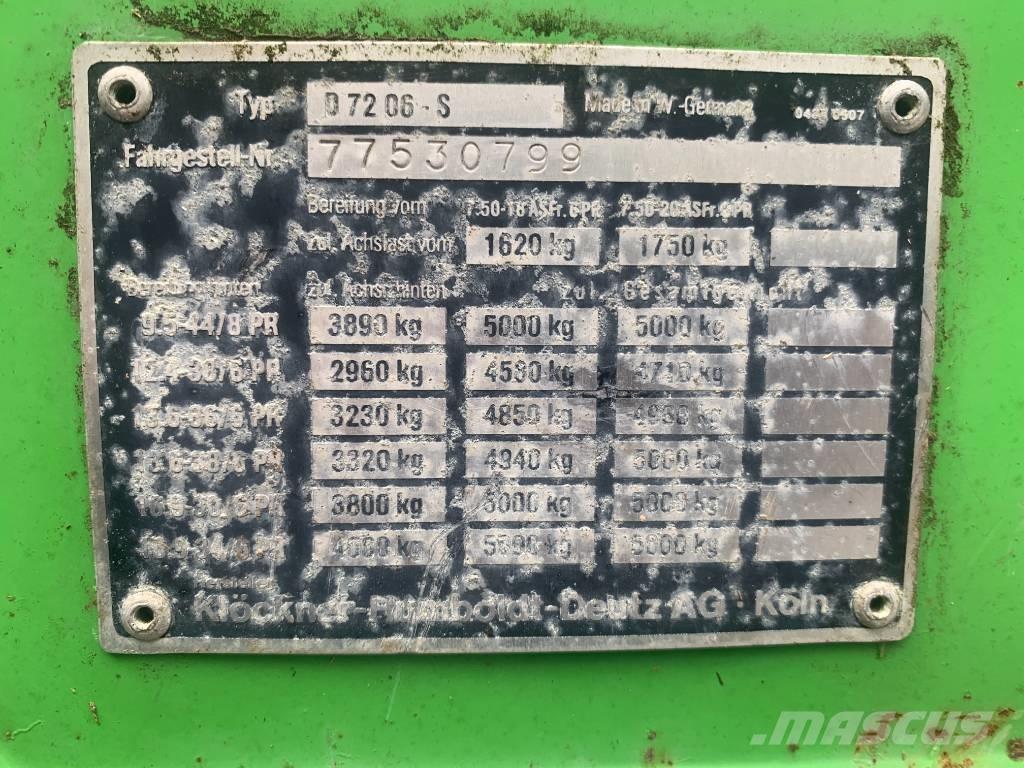 Deutz-Fahr D7207C Τρακτέρ