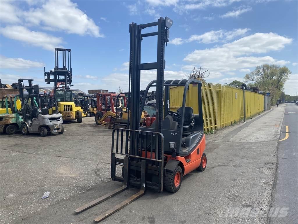 Linde H16T-03 Περονοφόρα ανυψωτικά κλαρκ με φυσικό αέριο LPG