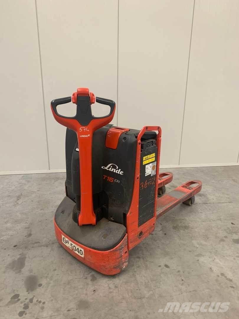 Linde T16 ION Παλετοφόρα πεζού χειριστή με ιστό