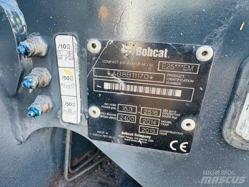 Bobcat E 25 Εκσκαφάκι (διαβολάκι) < 7t