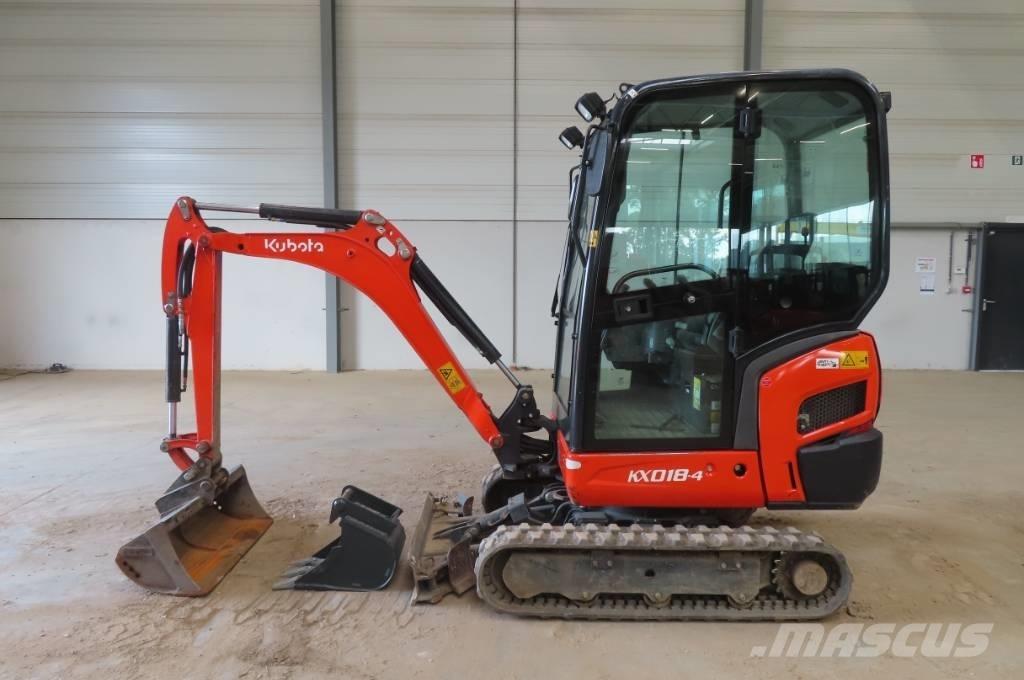 Kubota KX 018-4 Εκσκαφάκι (διαβολάκι) < 7t