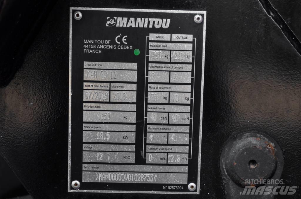 Manitou ManGo 12 Ανυψωτήρες με αρθρωτό βραχίονα
