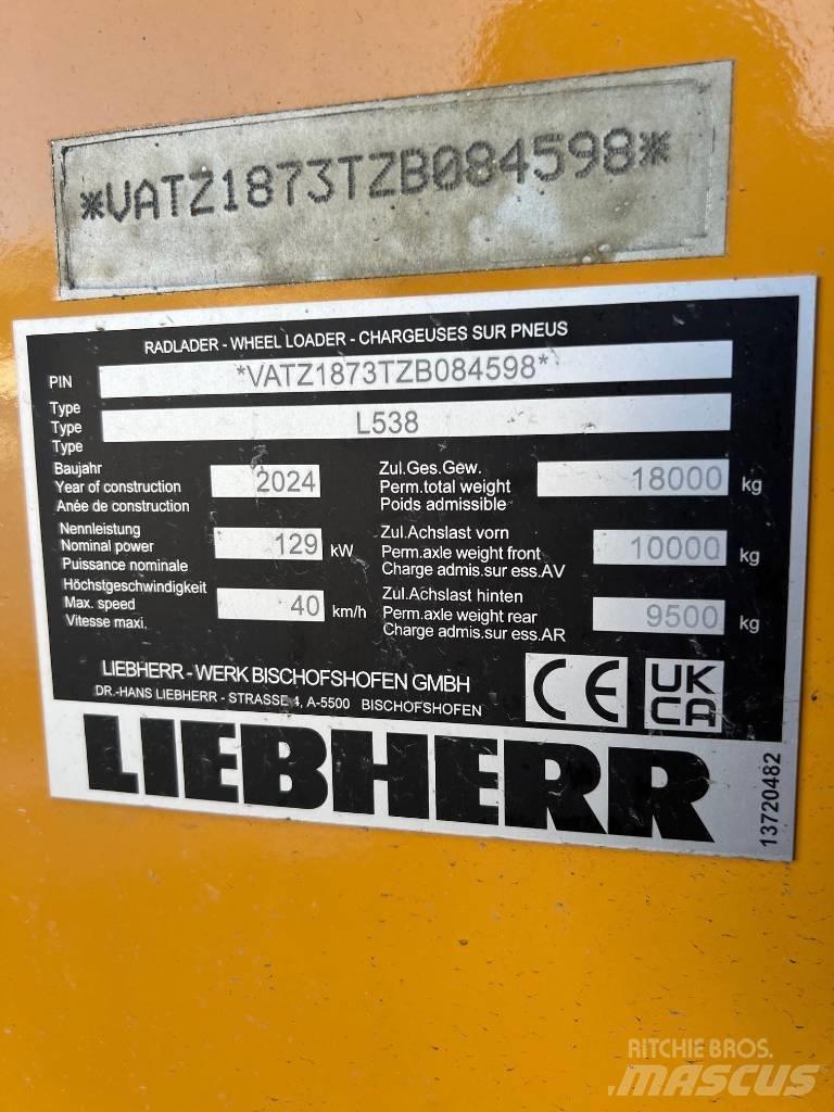 Liebherr L 538 Φορτωτές με λάστιχα (Τροχοφόροι)