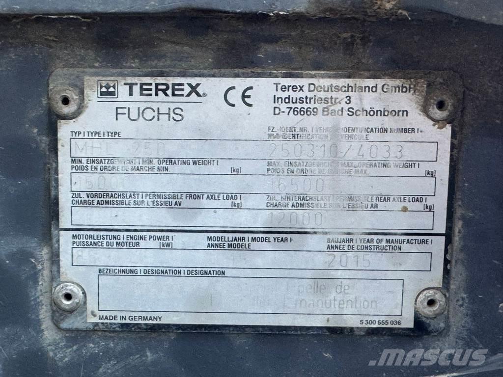 Fuchs MHL 250 E Βιομηχανικά μηχανήματα διαχείρισης αποβλήτων