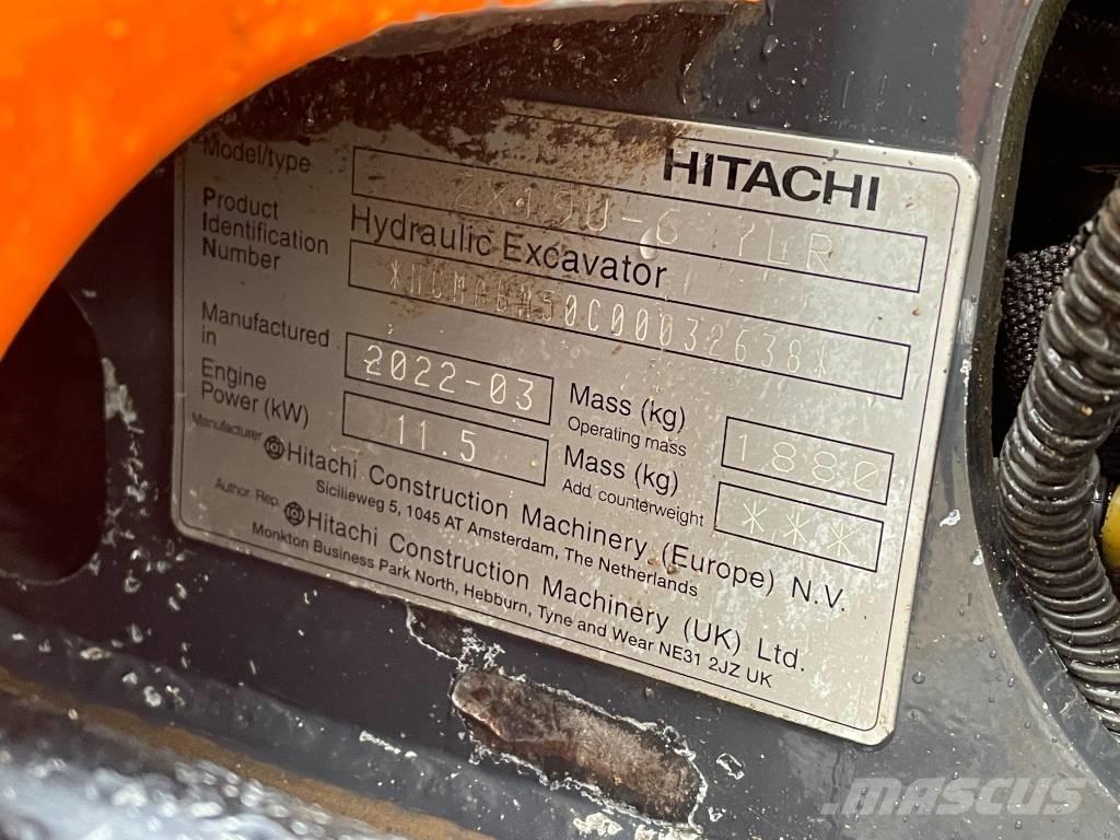 Hitachi ZX 19 U-6 Εκσκαφάκι (διαβολάκι) < 7t