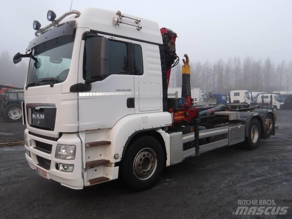 MAN TGS 26.480 6x2 Φορτηγά ανατροπή με γάντζο