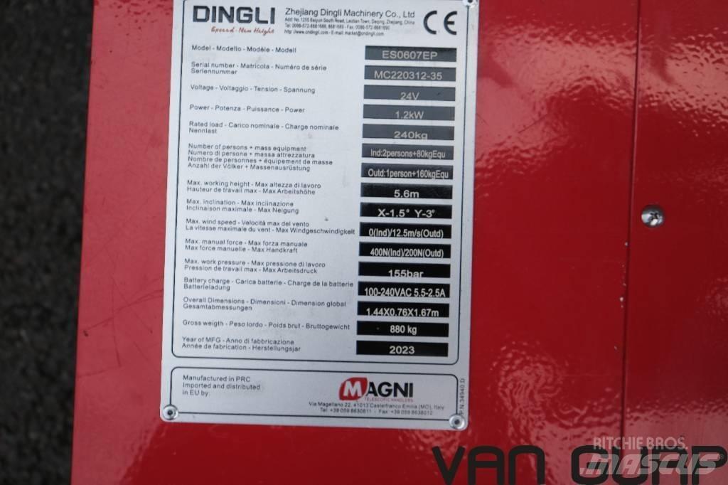 Magni ES0607DC  (5.60m) Ανυψωτήρες ψαλιδωτής άρθρωσης