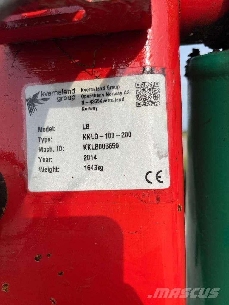 Kverneland LB100-200 Αναστρεφόμενα άροτρα