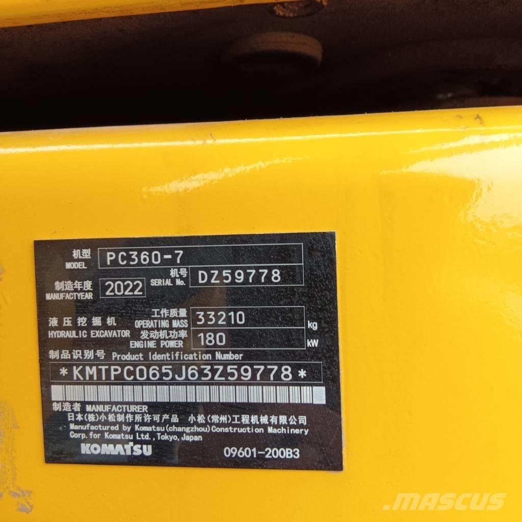 Komatsu PC 360-7 Εκσκαφείς με ερπύστριες