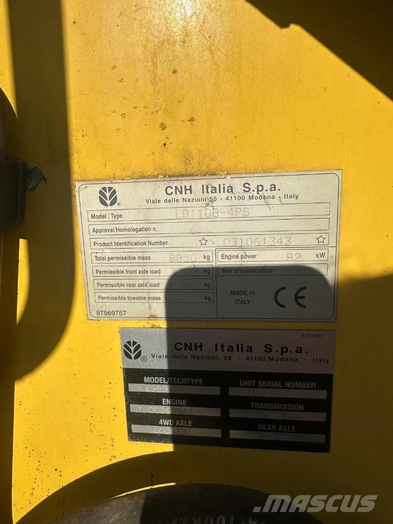 New Holland LB 110 B Ηλεκτρονικά