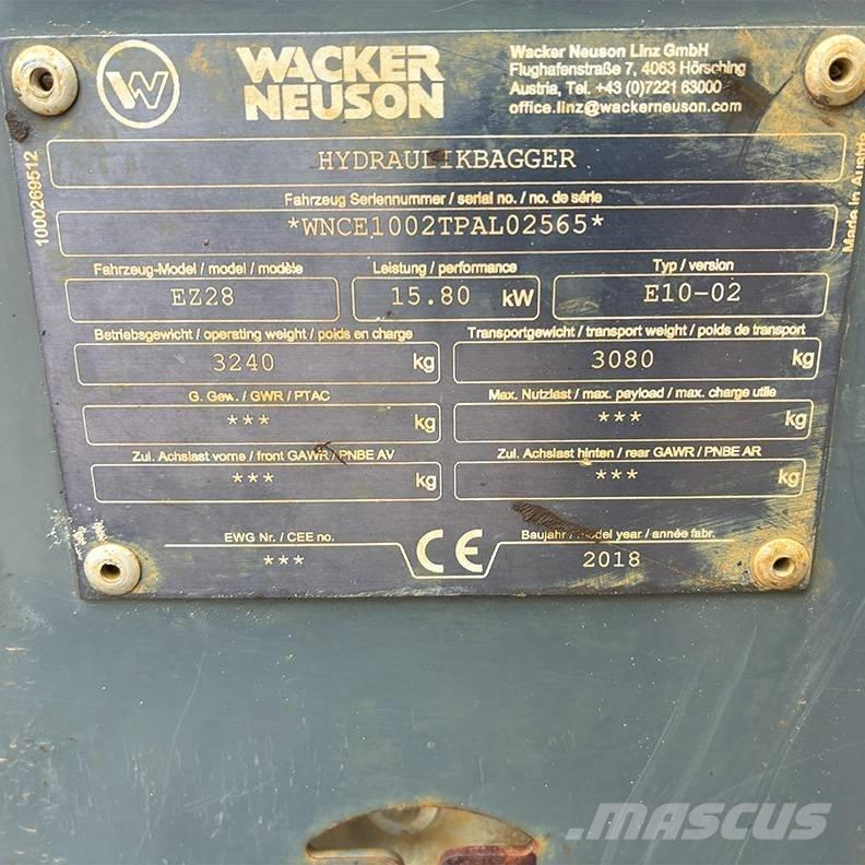 Wacker Neuson EZ 28 Εκσκαφάκι (διαβολάκι) < 7t