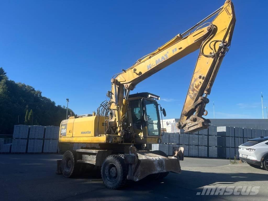 Komatsu PW 200-7 Εκσκαφείς με τροχούς - λάστιχα