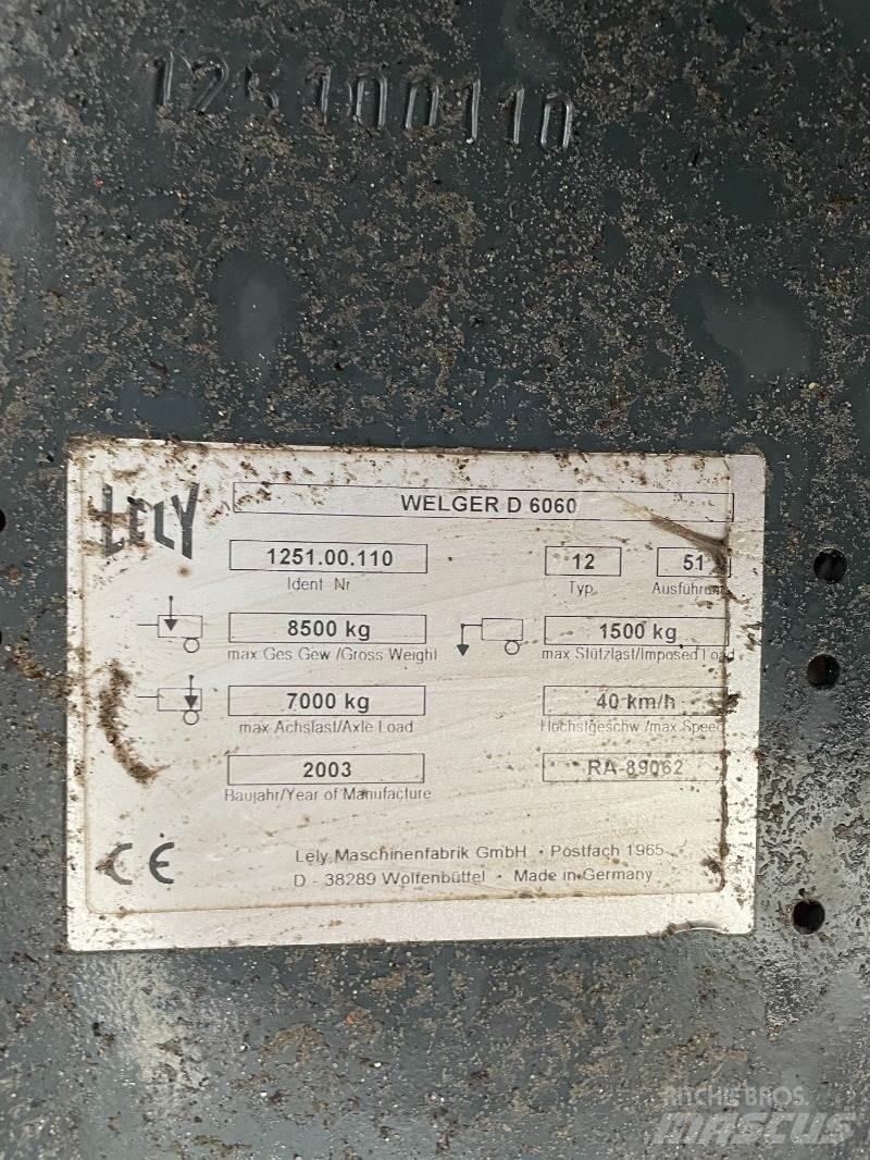 Welger D 6060 Πρέσες τετράγωνων δεμάτων