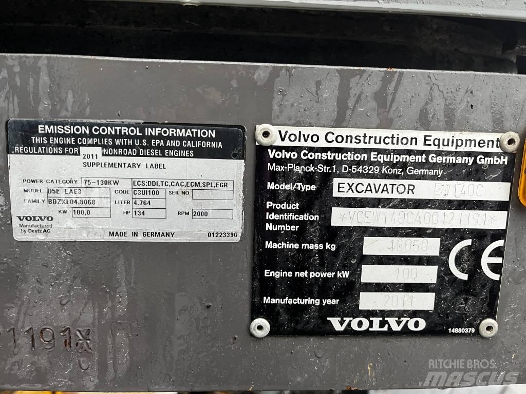 Volvo EW 140 C Εκσκαφείς με τροχούς - λάστιχα