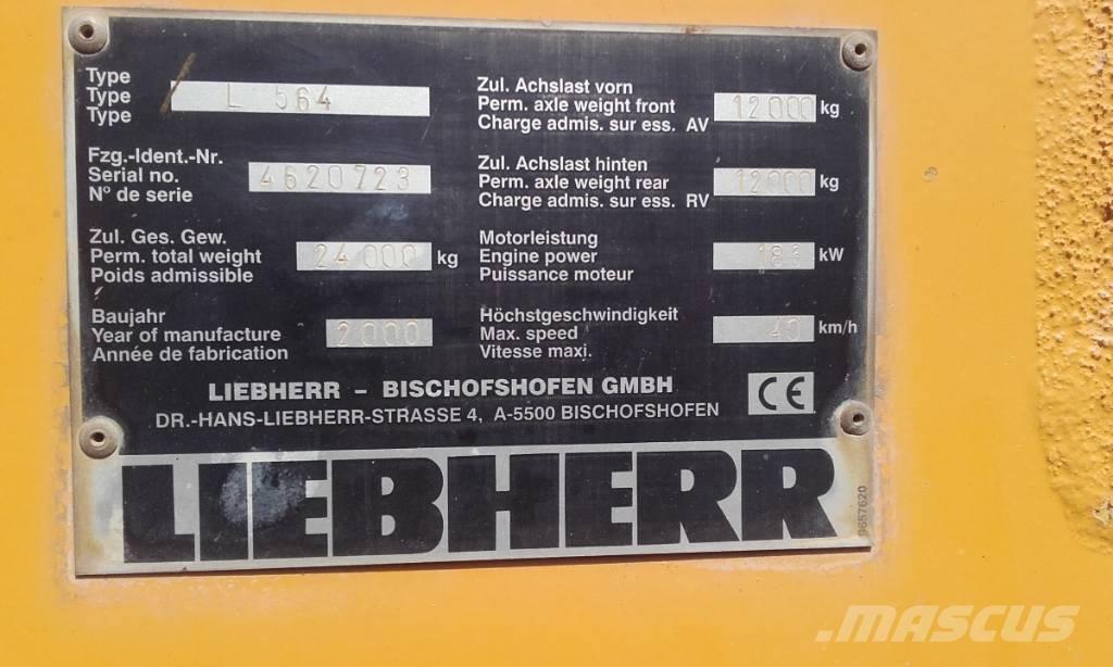 Liebherr L 564 Φορτωτές με λάστιχα (Τροχοφόροι)