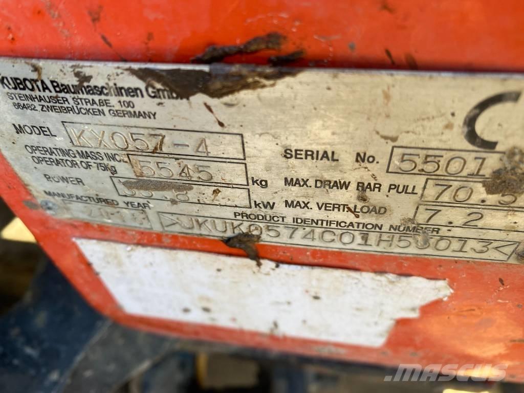 Kubota KX 057-4 Εκσκαφάκι (διαβολάκι) < 7t