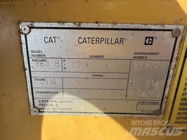 CAT 963 B Φορτωτές με ερπύστριες