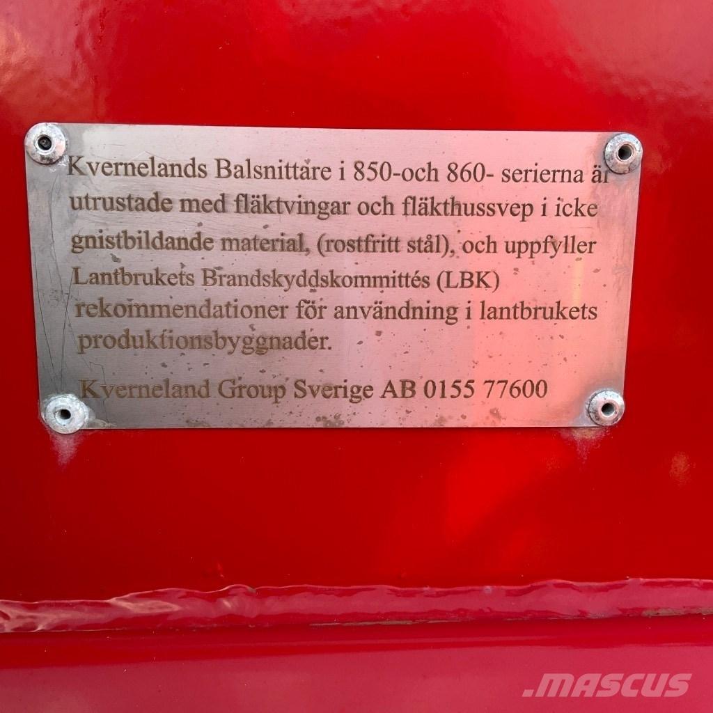 Kverneland 852 Τεμαχιστές, κόπτες και ξετυλιχτές δεμάτων