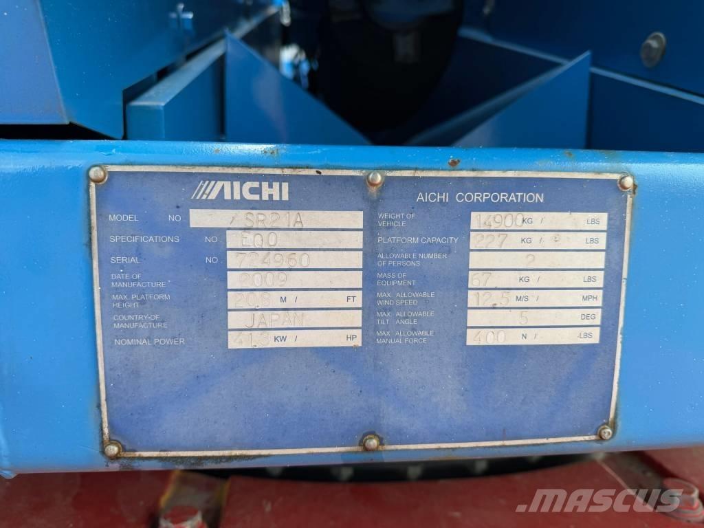 Aichi SR 21 A Ανυψωτήρες με τηλεσκοπικό βραχίονα