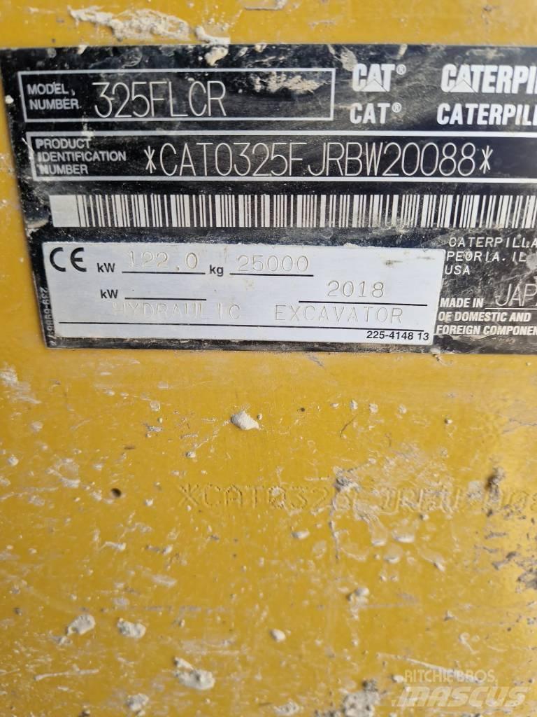CAT 325 F Εκσκαφείς με ερπύστριες