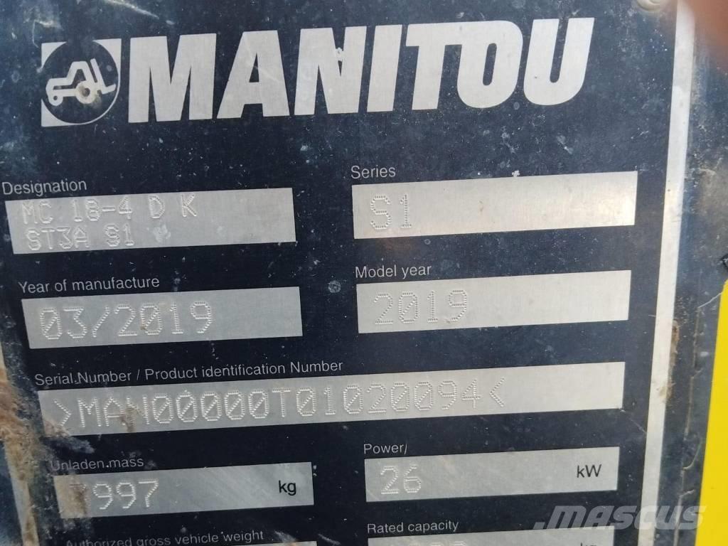 Manitou MC 18 Πετρελαιοκίνητα Κλαρκ