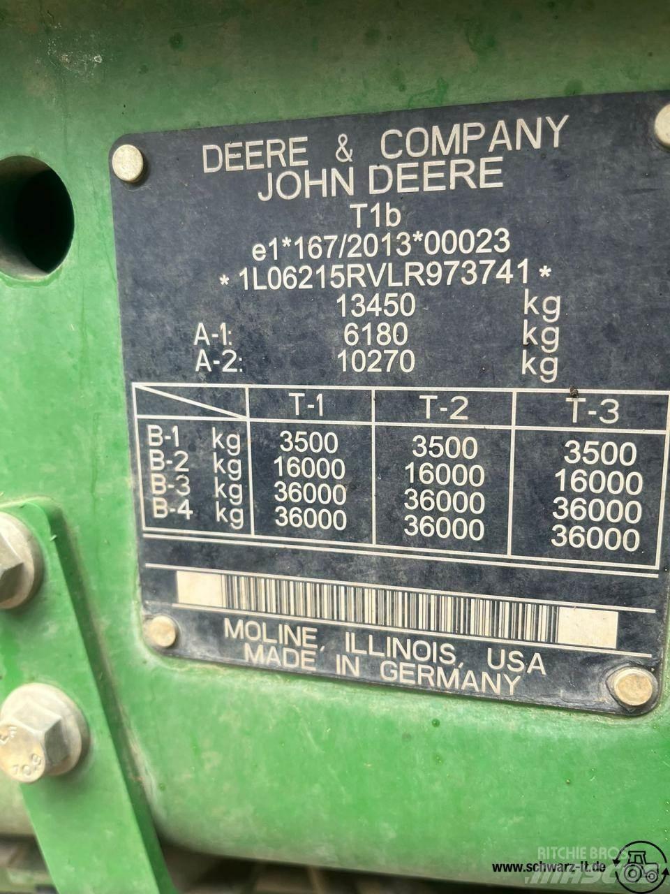 John Deere 6215R Τρακτέρ