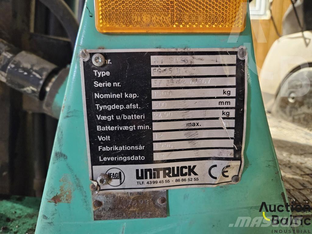 Mitsubishi FG15 Περονοφόρα ανυψωτικά κλαρκ με φυσικό αέριο LPG