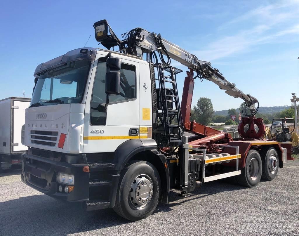 Iveco Stralis 430 Φορτηγά με γερανό & γάτζο