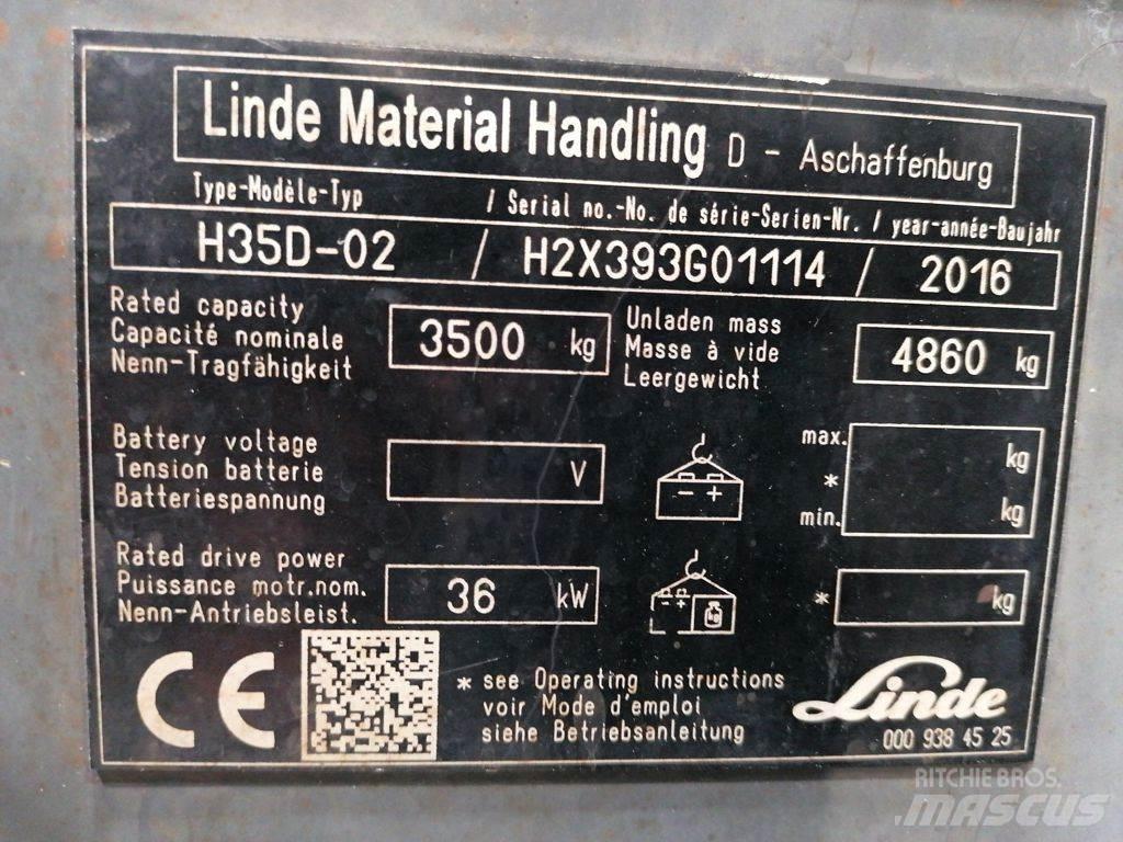 Linde H35D-02 Πετρελαιοκίνητα Κλαρκ