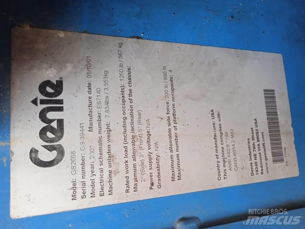 Genie GS 2668 RT Ανυψωτήρες ψαλιδωτής άρθρωσης