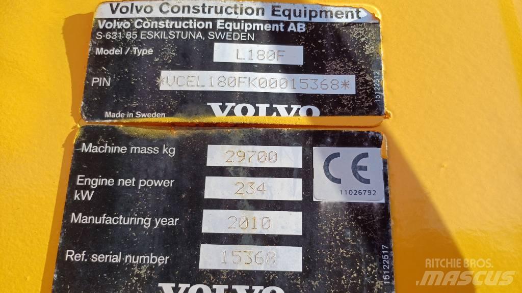Volvo L 180 F Φορτωτές με λάστιχα (Τροχοφόροι)