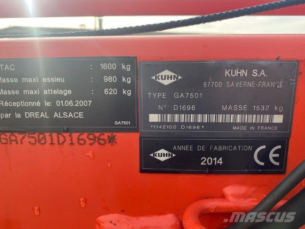 Kuhn GA 7501 Αναμοχλευτήρες