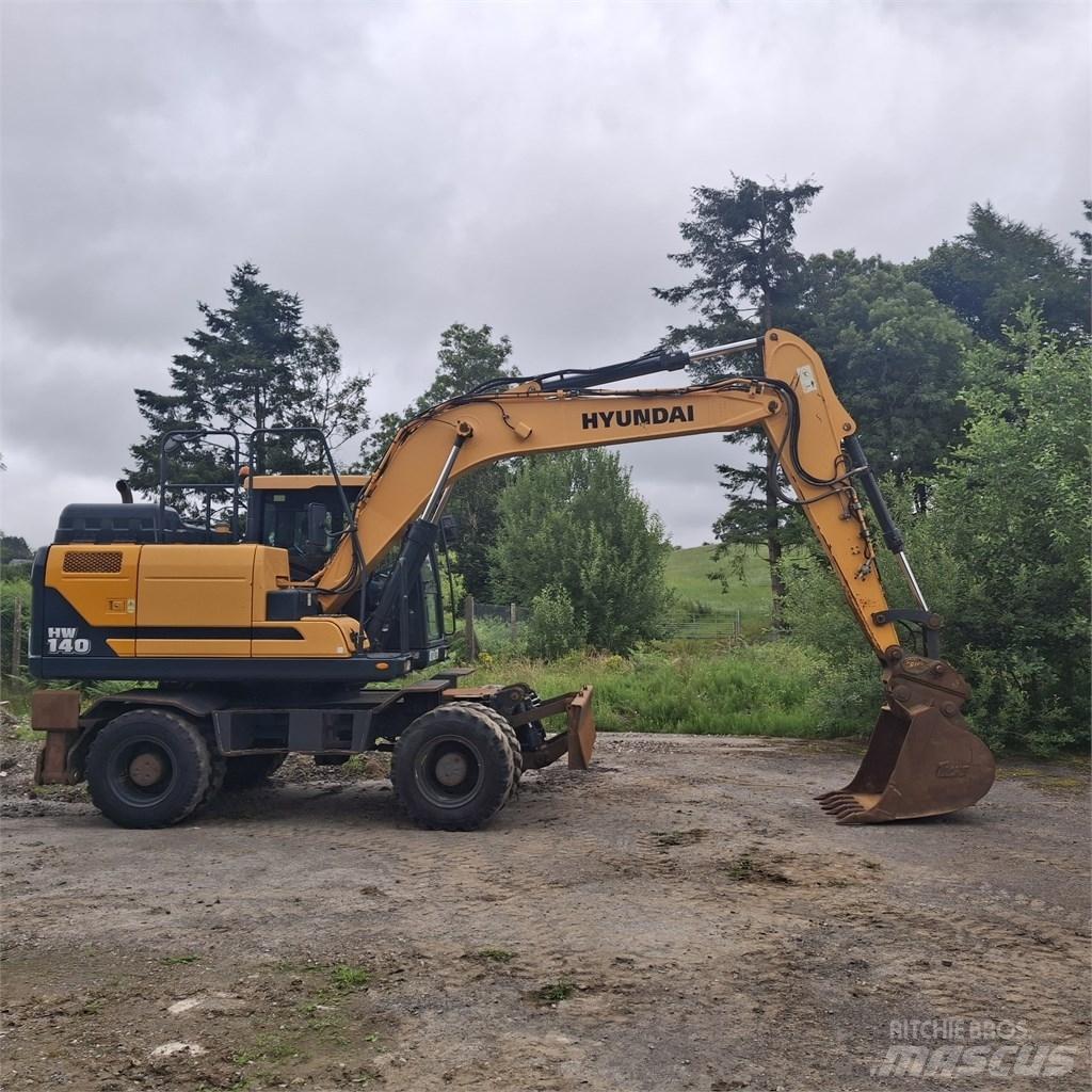 Hyundai HW 140 A Εκσκαφείς με τροχούς - λάστιχα