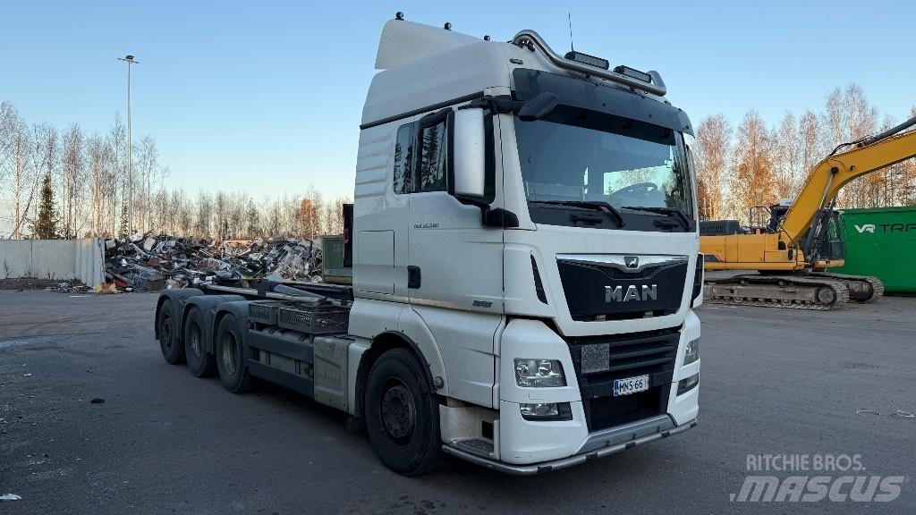 MAN TGX 35.580 Φορτηγά ανατροπή με γάντζο