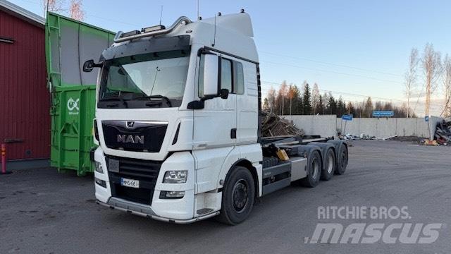 MAN TGX 35.580 Φορτηγά ανατροπή με γάντζο