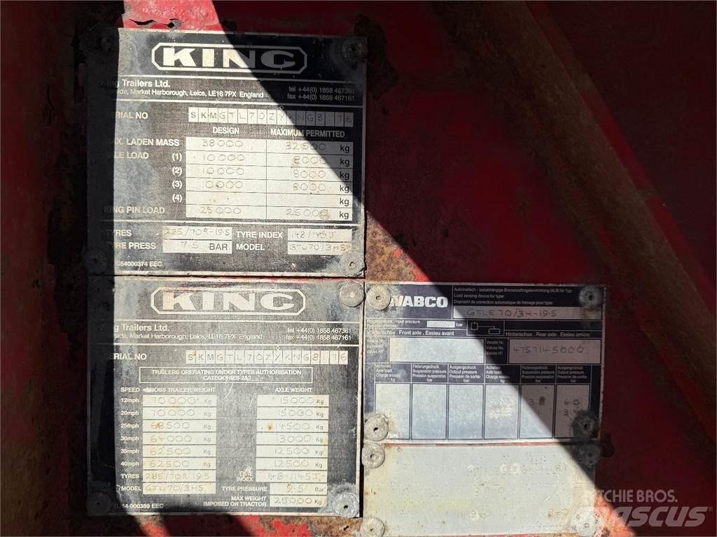 King PPV Lavetti Ημιρυμούλκες με χαμηλό δάπεδο