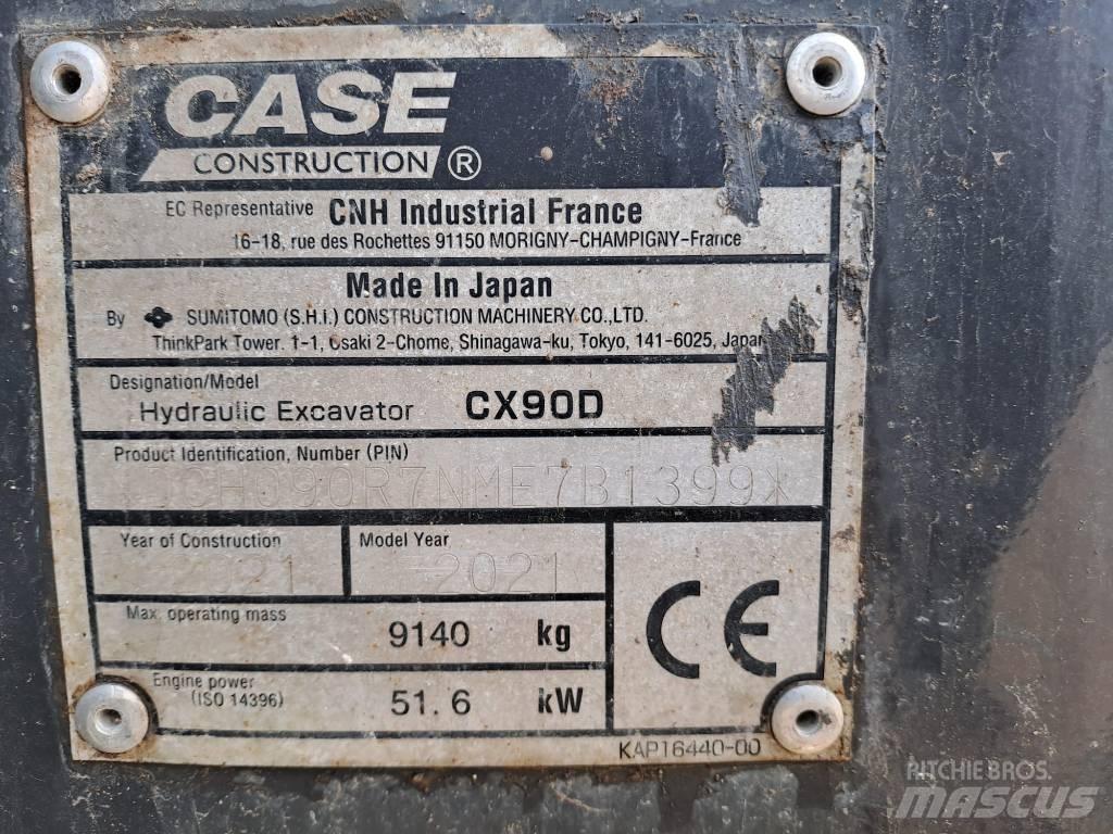 CASE CX 90 D Μίνι εκσκαφείς 7t - 12t